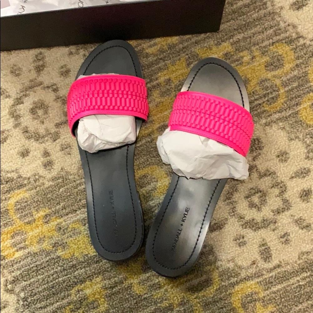 Kendall & Kylie Hot Pink Sandals